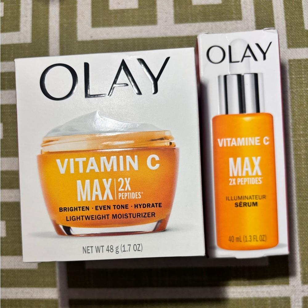 NIB! Vitamin C MAX Moisturizer & Vitamin C + Peptide 24 MAX Brightening Serum